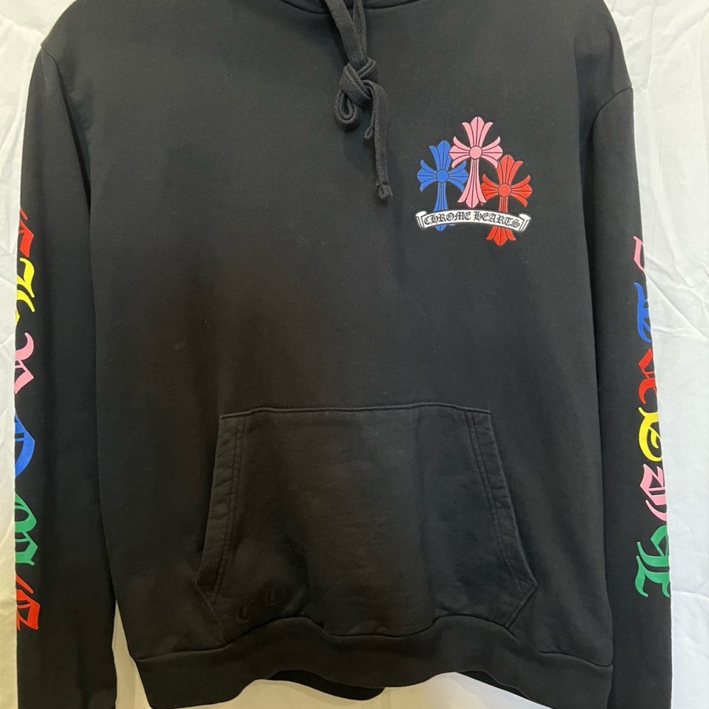 Chrome Hearts Black Multi- Cross  Hoodie